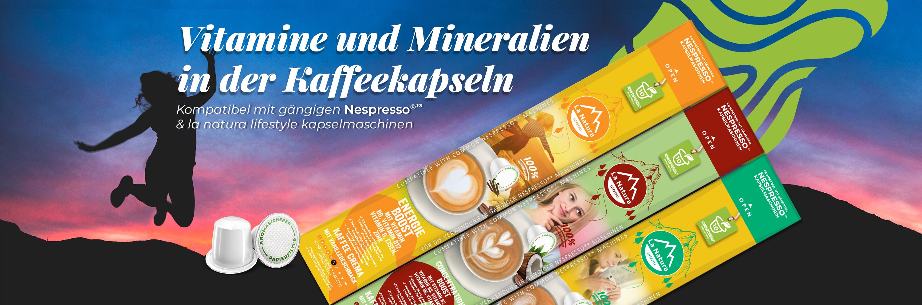 Kaffee mit Vitaminen und Mineralstoffen