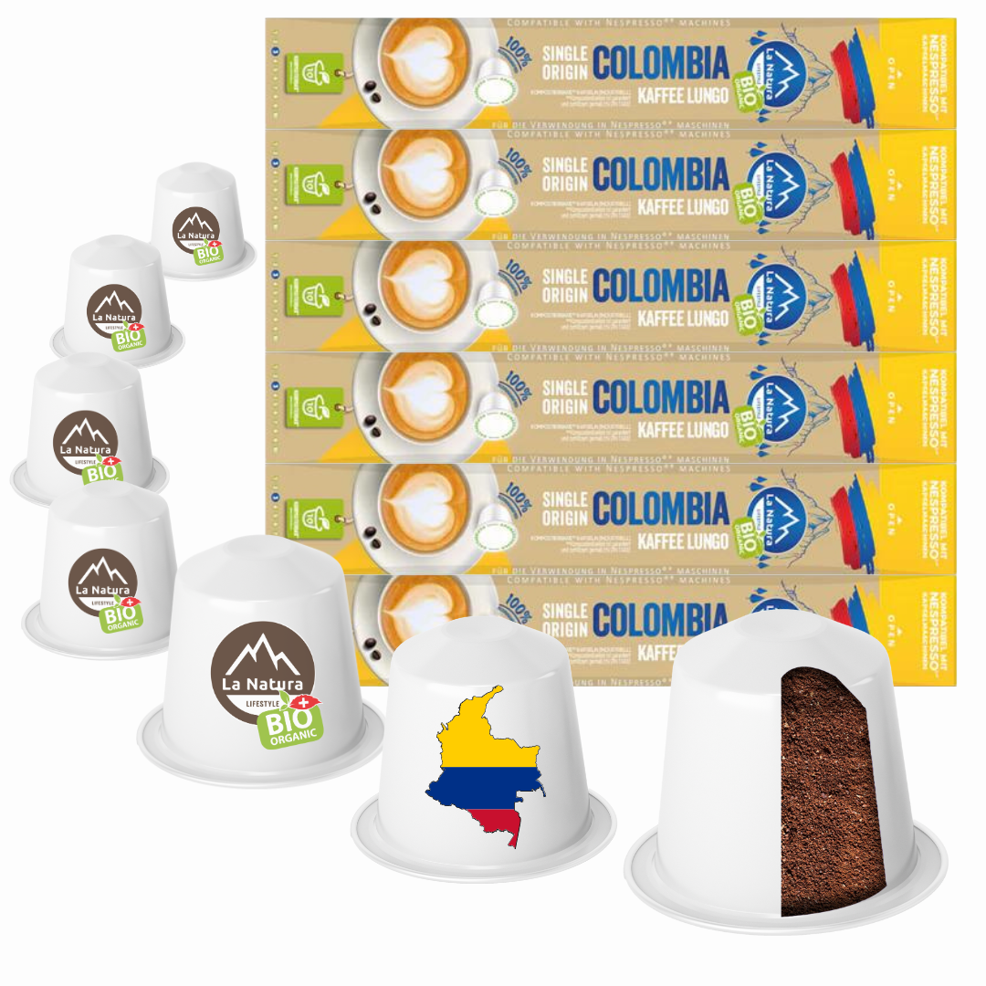 COLOMBIA Single Origin BIO Kaffeekapseln