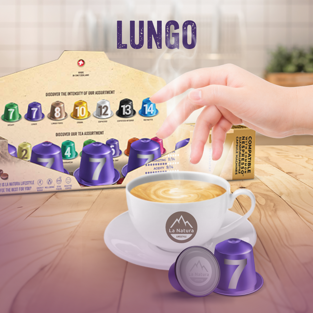 LUNGO Premium 120 Kaffeekapseln