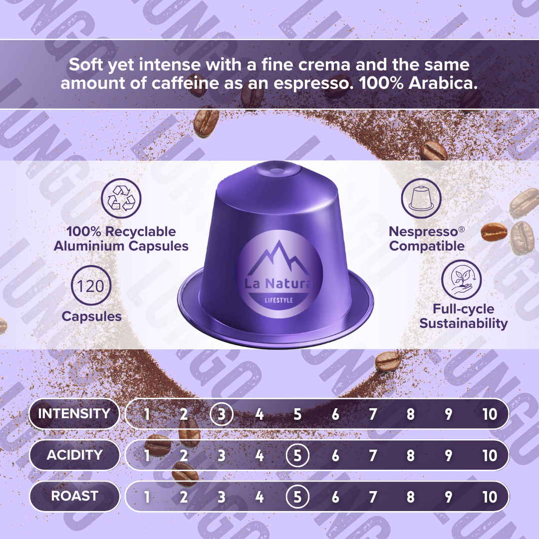 LUNGO Premium 120 Kaffeekapseln