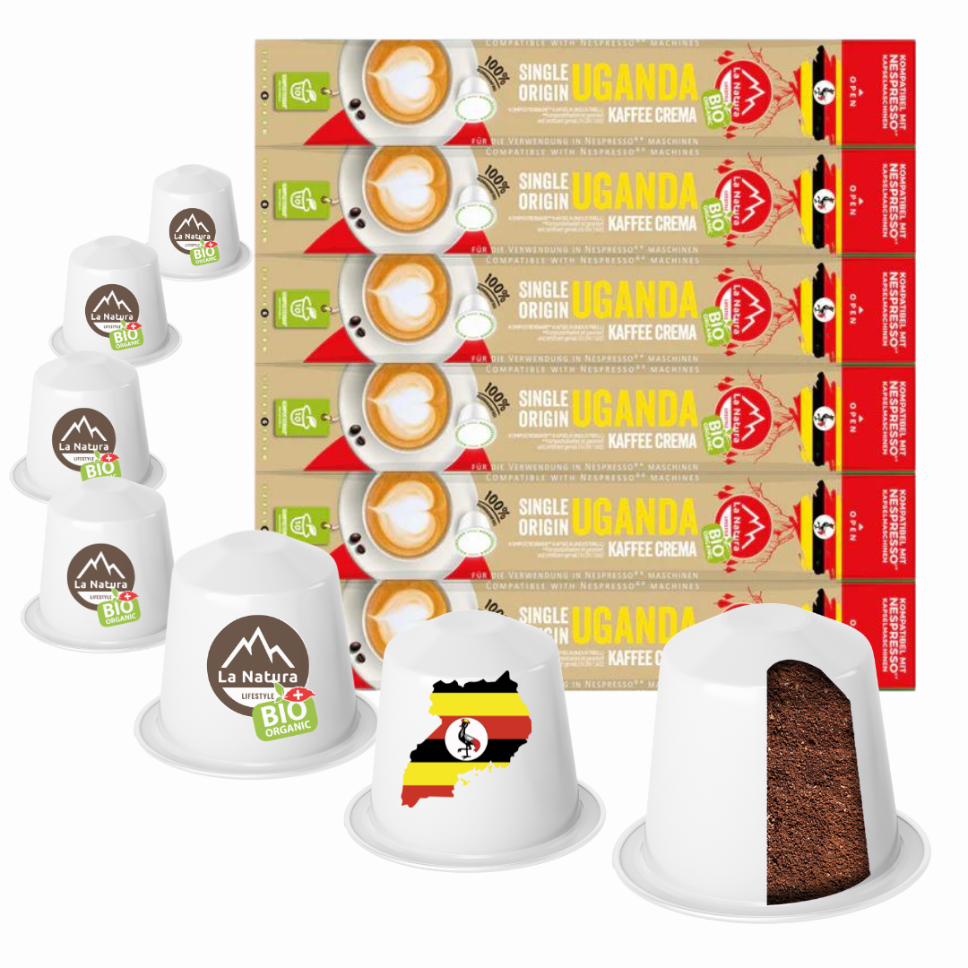 UGANDA Single Origin BIO Kaffeekapseln