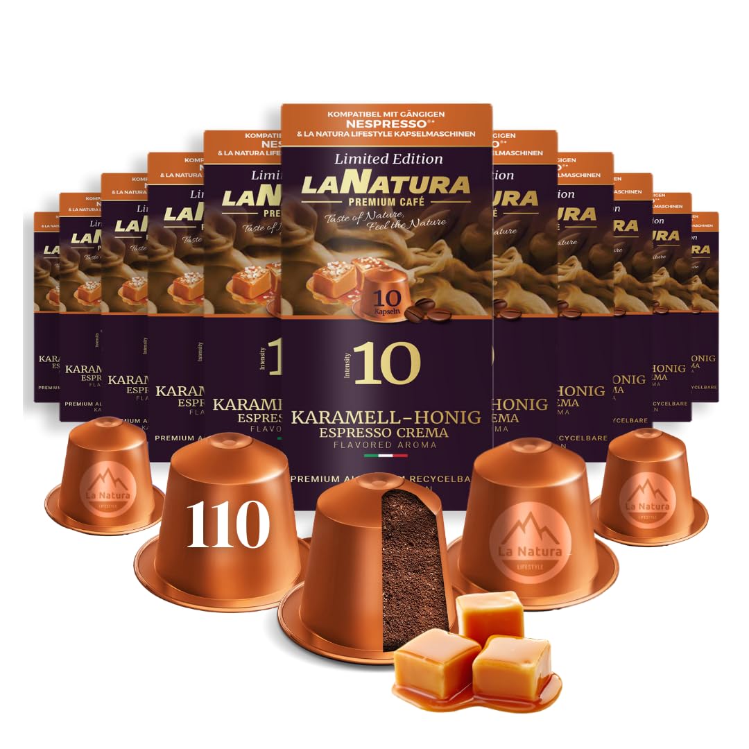 Karamell-Honig Espresso Crema Premium Kaffeekapseln
