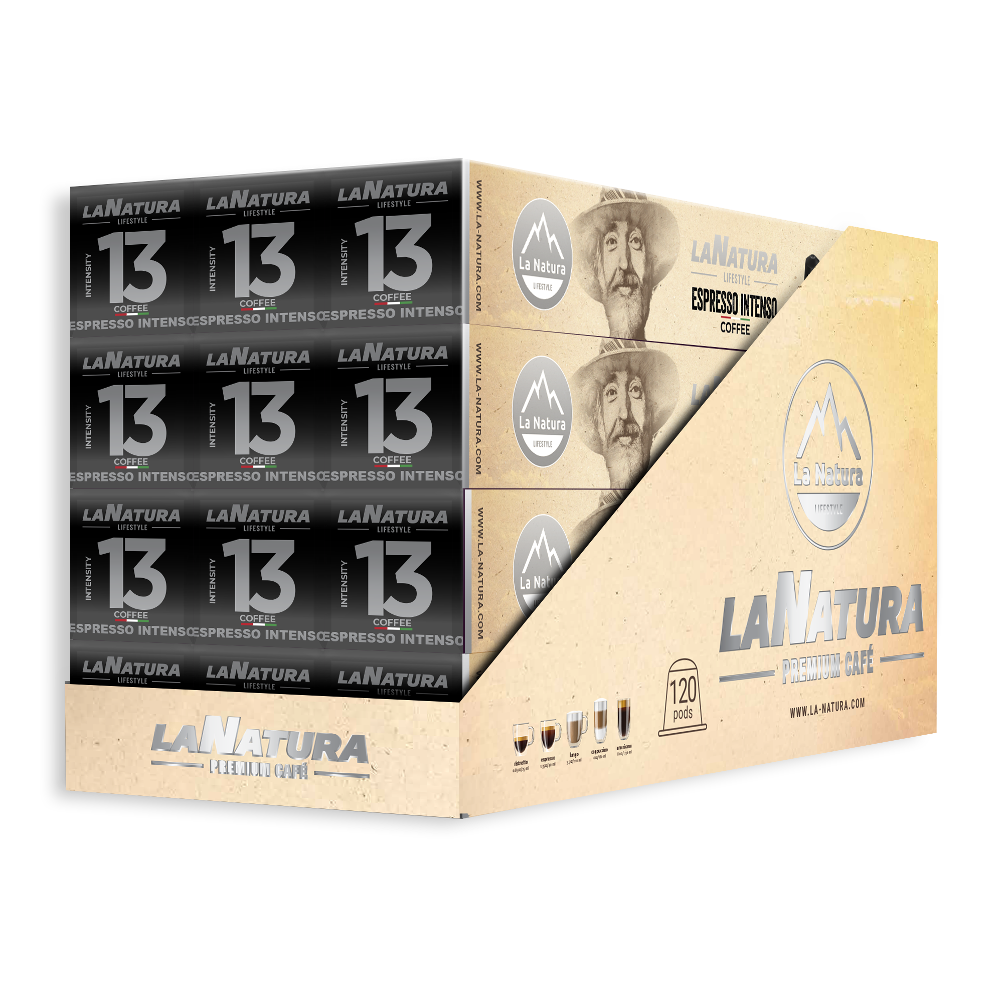 ESPRESSO INTENSO Premium 120 Kaffeekapseln