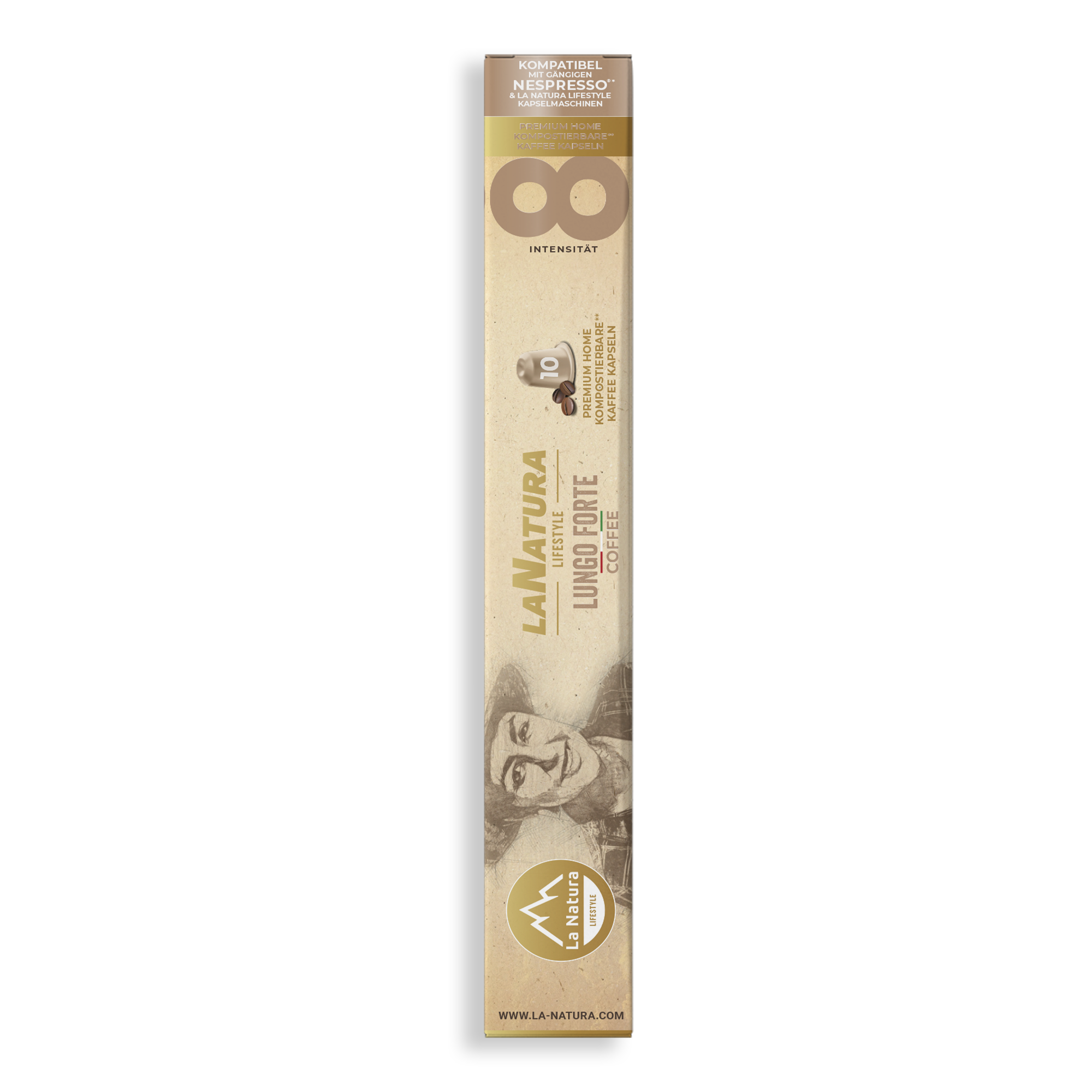 LUNGO FORTE Premium 120 Kaffeekapseln
