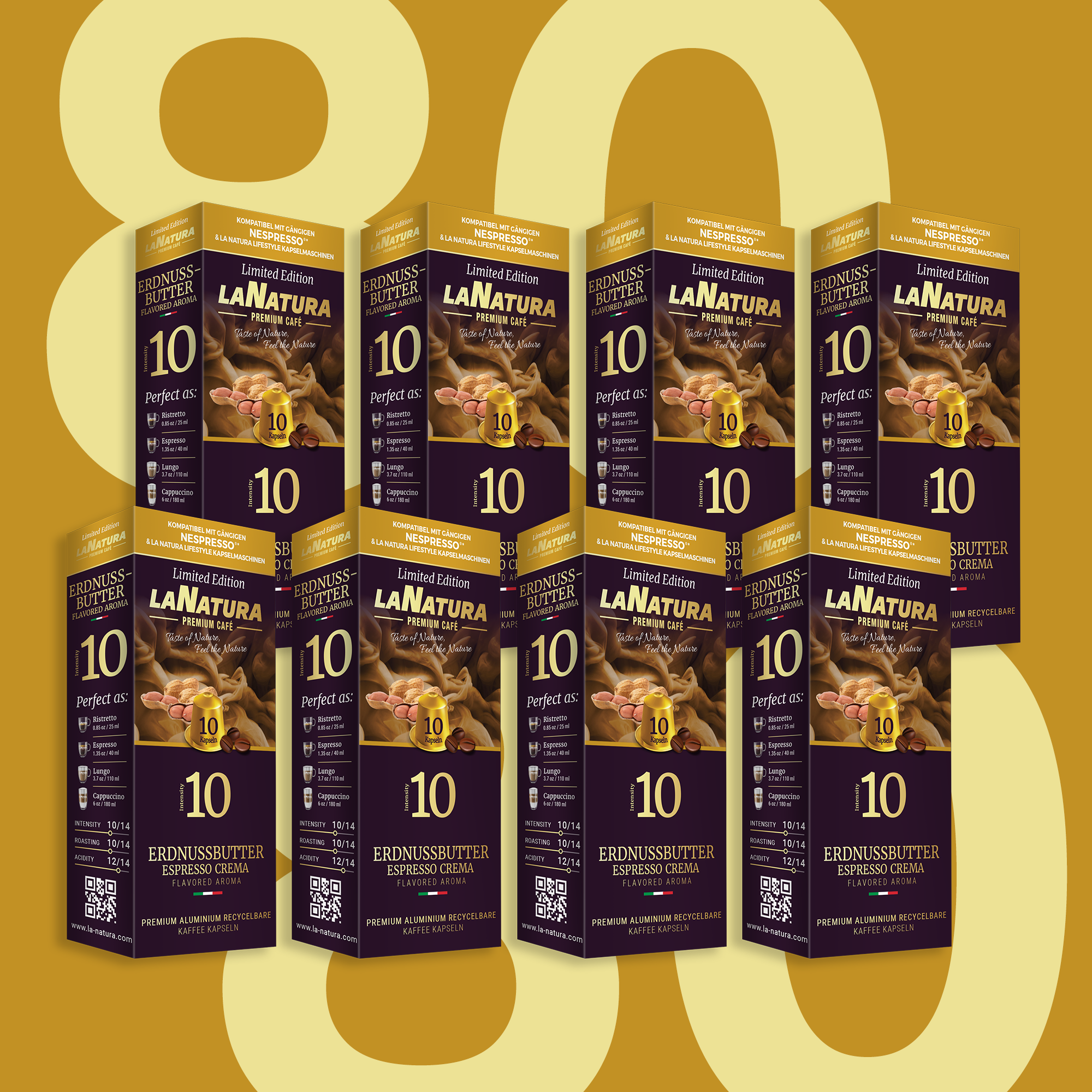 Erdnussbutter Crema Premium Kaffeekapseln