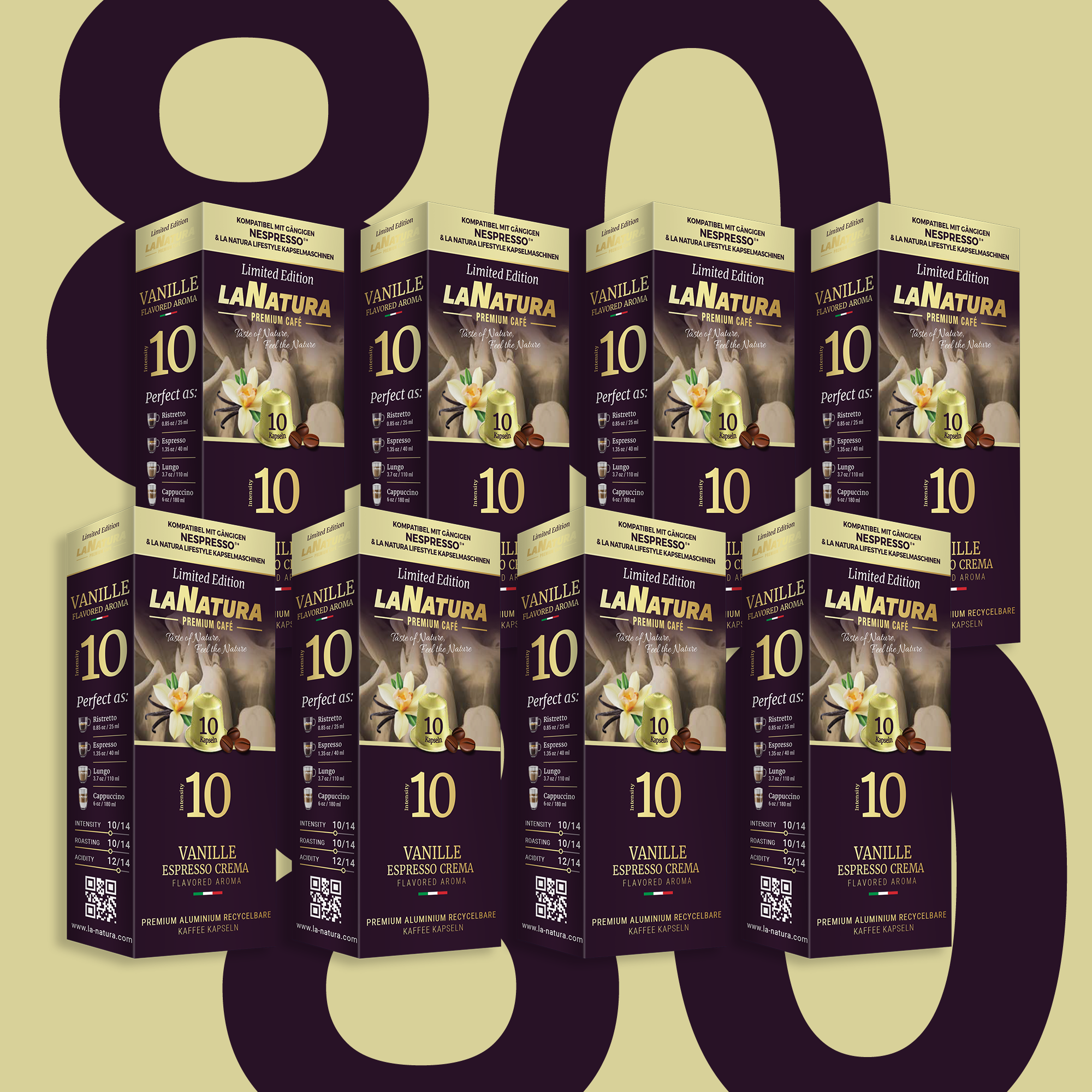 Vanille Espresso Crema Premium Kaffeekapseln