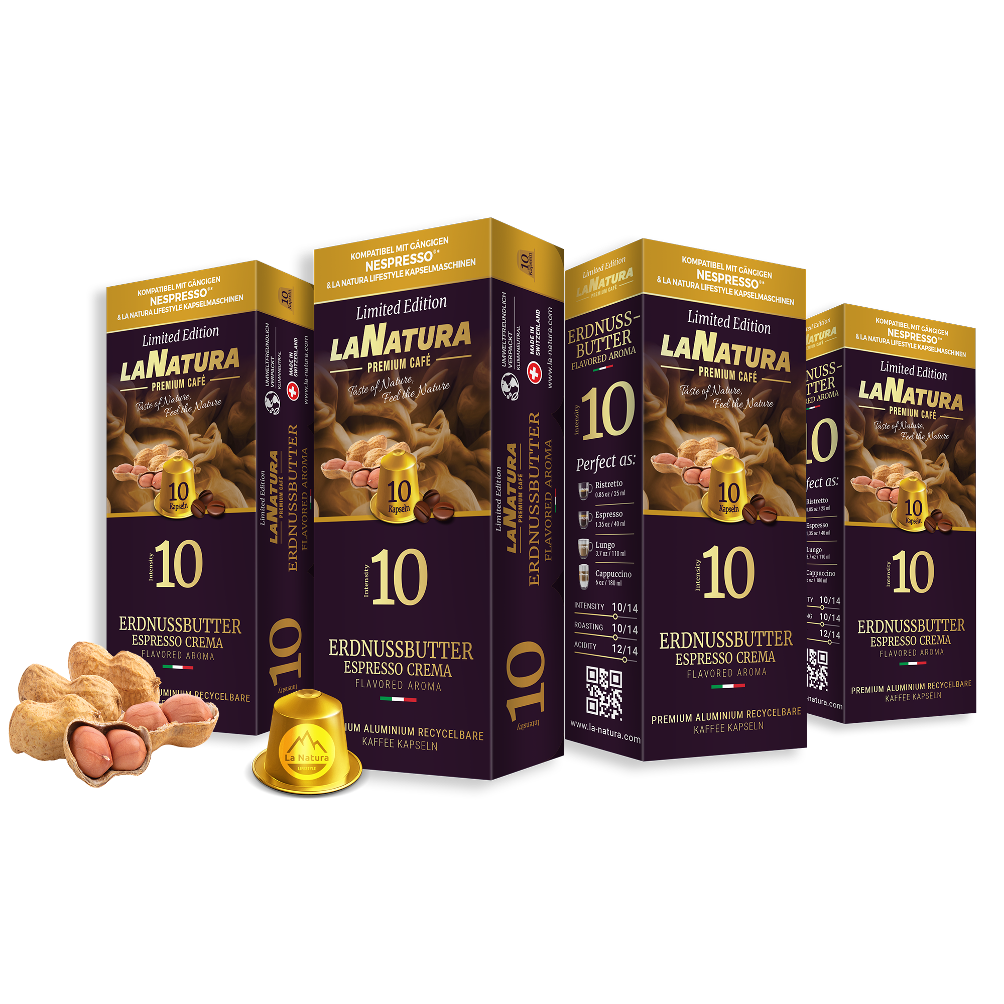 Erdnussbutter Crema Premium Kaffeekapseln