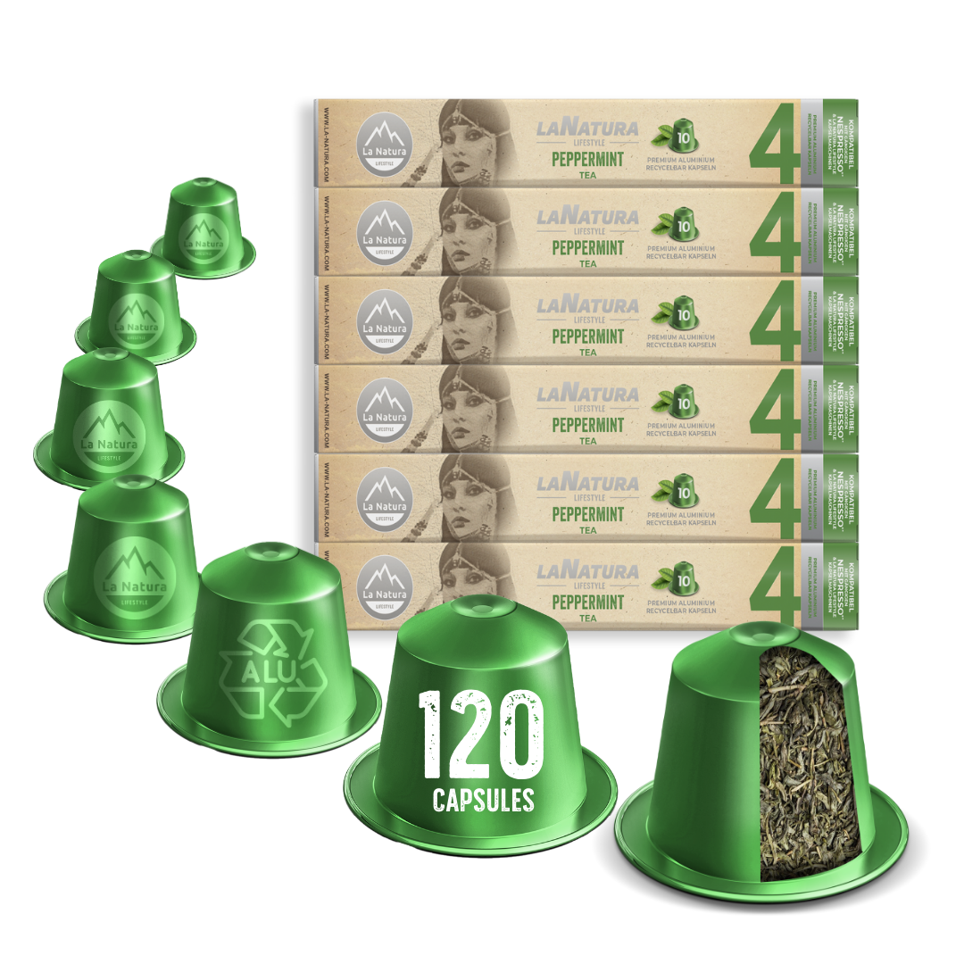 PEPPERMINT PREMIUM 120 Tea Capsules