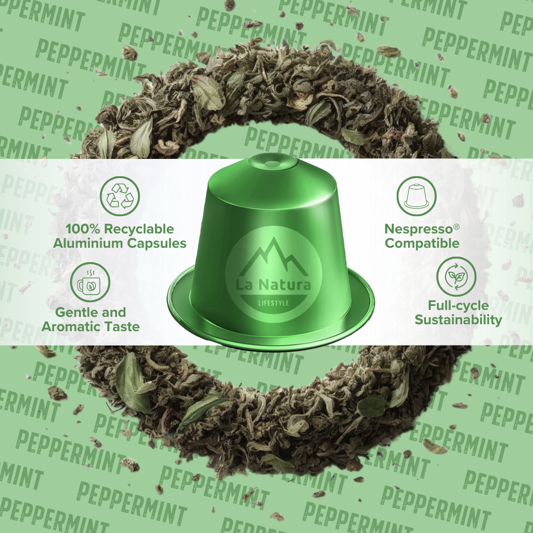 PEPPERMINT PREMIUM 120 Tea Capsules