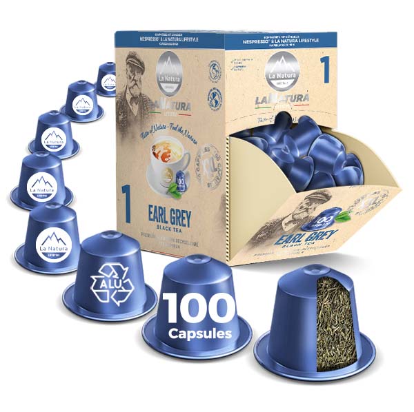 EARL GREY PREMIUM BOX 100 Teekapseln