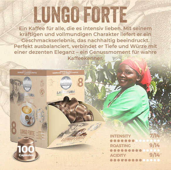 LUNGO FORTE PREMIUM BOX 100 Kaffeekapseln