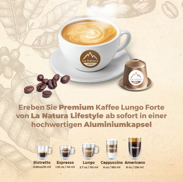 LUNGO FORTE PREMIUM BOX 100 Kaffeekapseln