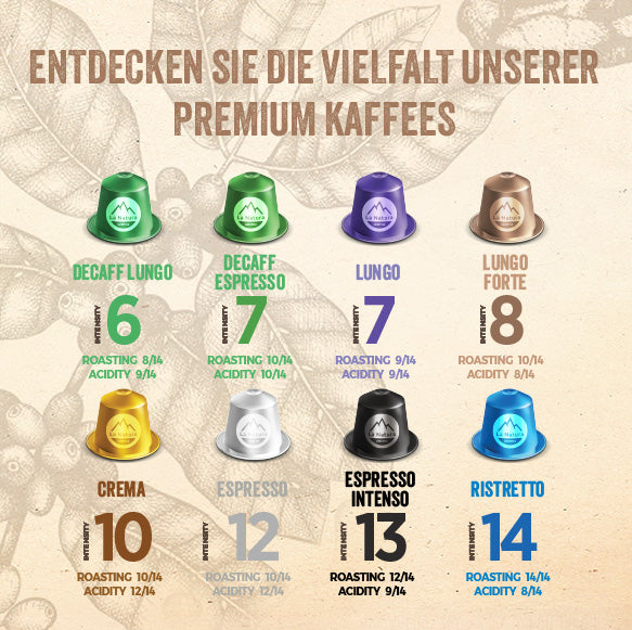 LUNGO FORTE PREMIUM BOX 100 Kaffeekapseln