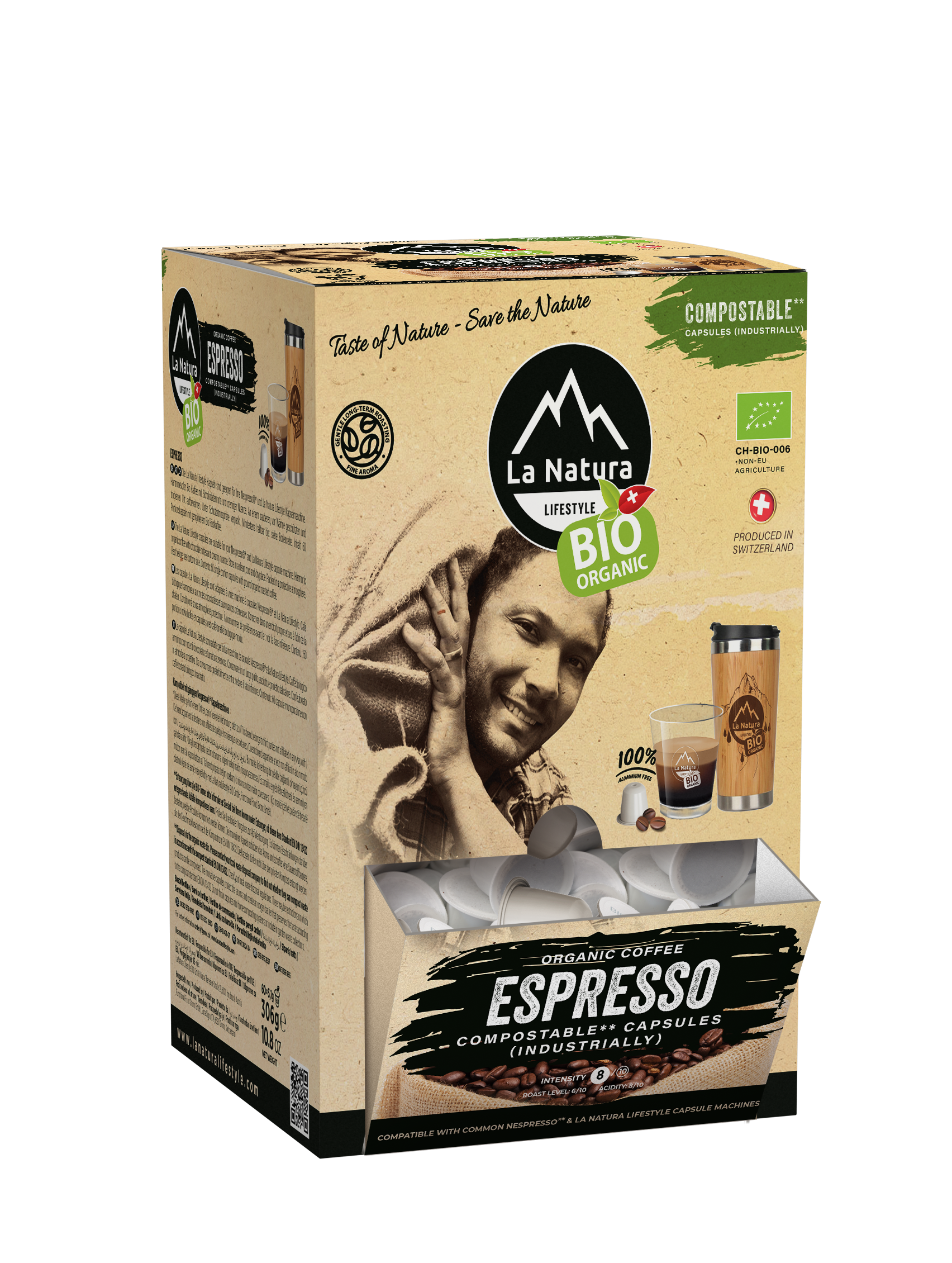 ESPRESSO BIO SUPER BOX 100 Kaffeekapseln