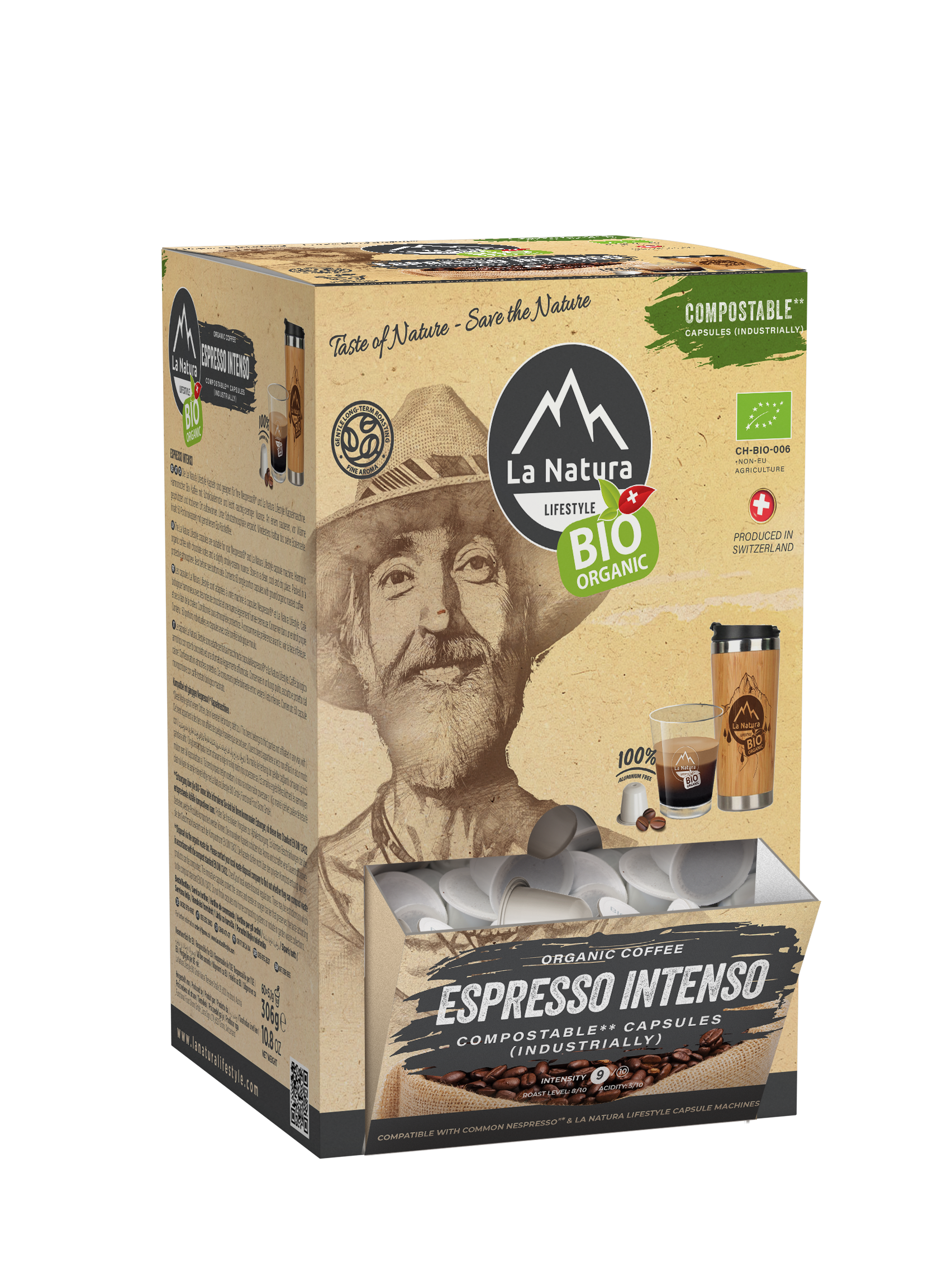 ESPRESSO INTENSO BIO SUPER BOX 100 Kaffeekapseln