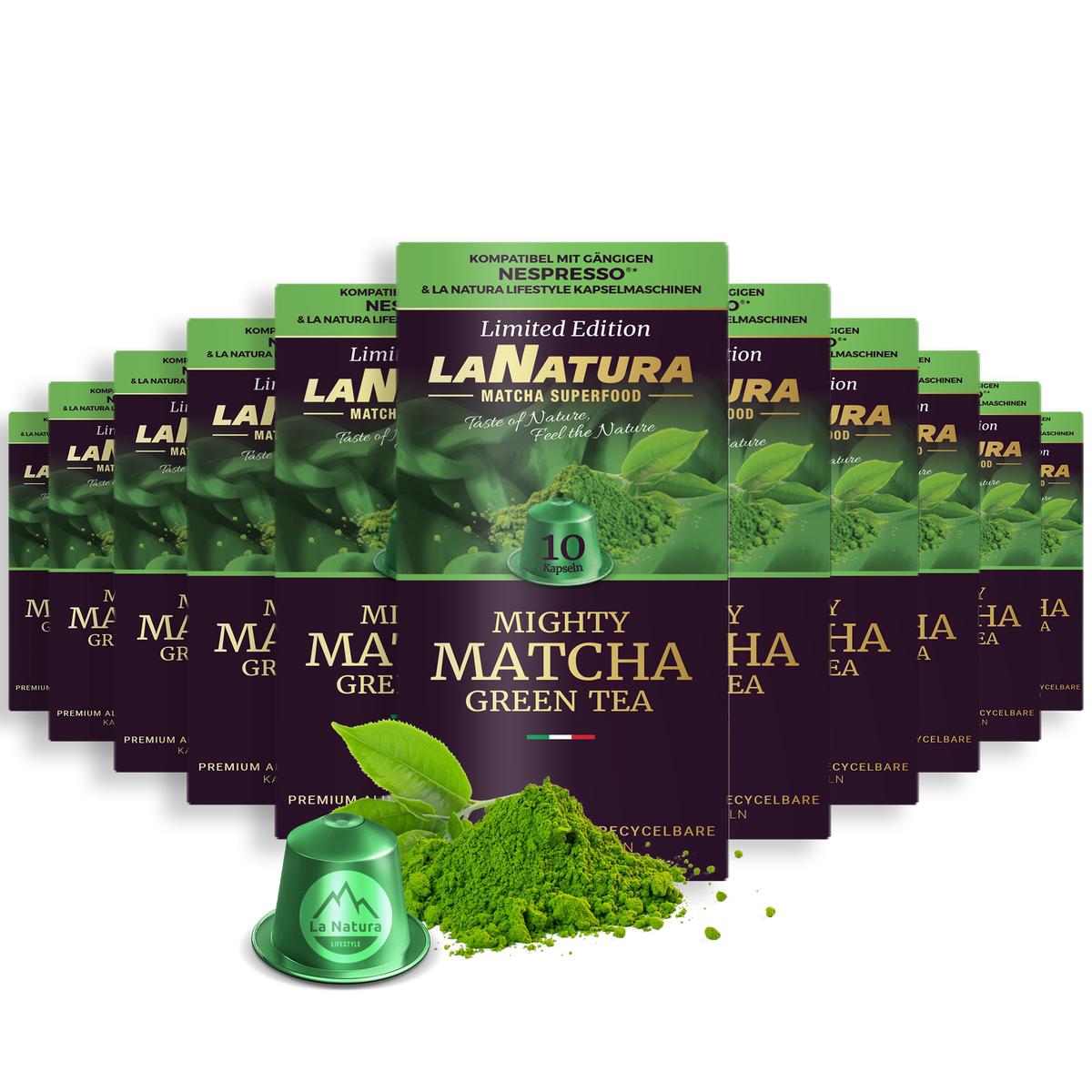 Matcha Green Tea Capsules Nespresso®* compatible