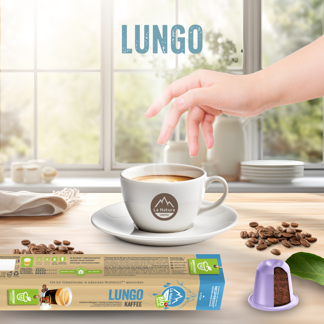 LUNGO BIO coffee capsules