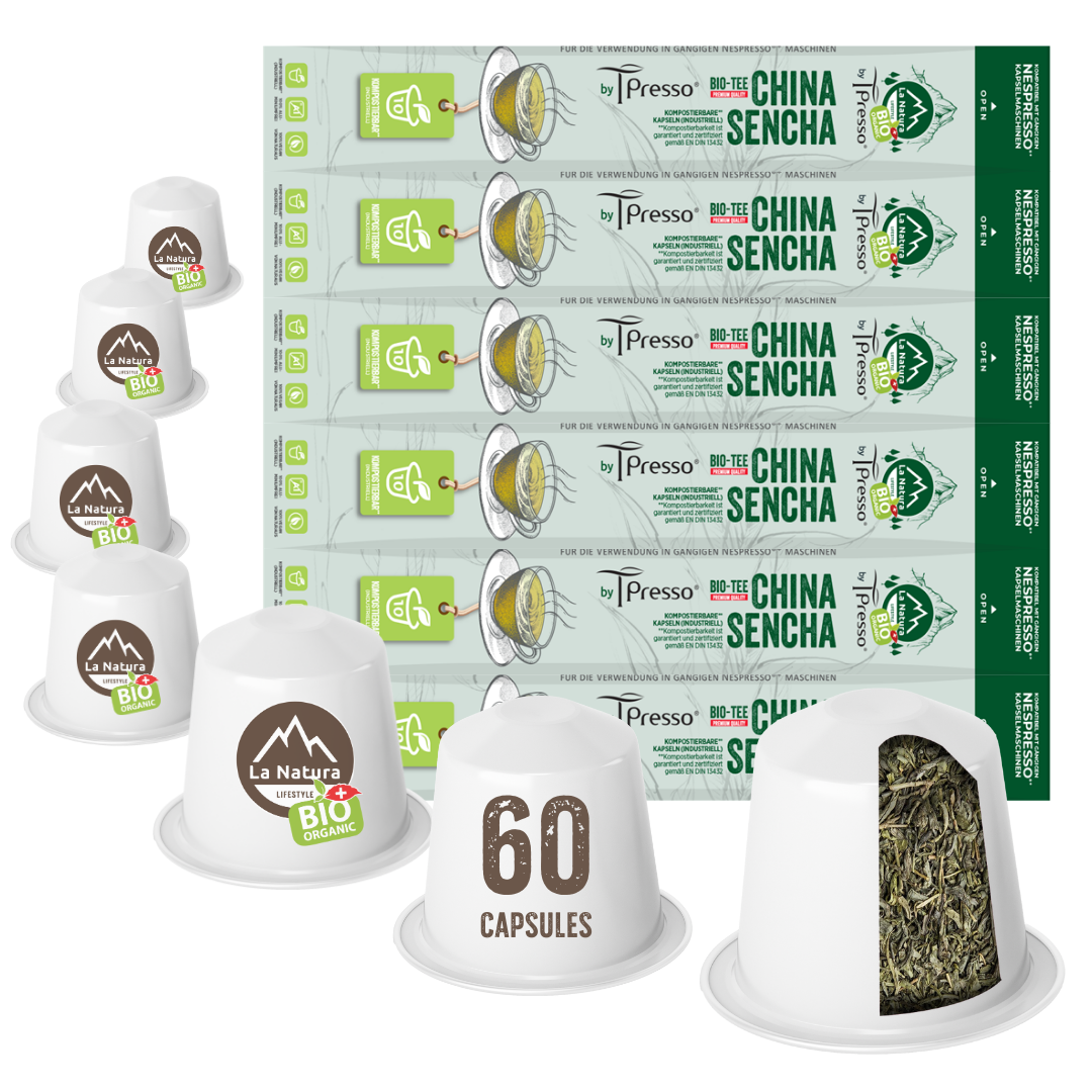 CHINA SENCHA Tpresso® ORGANIC tea capsules