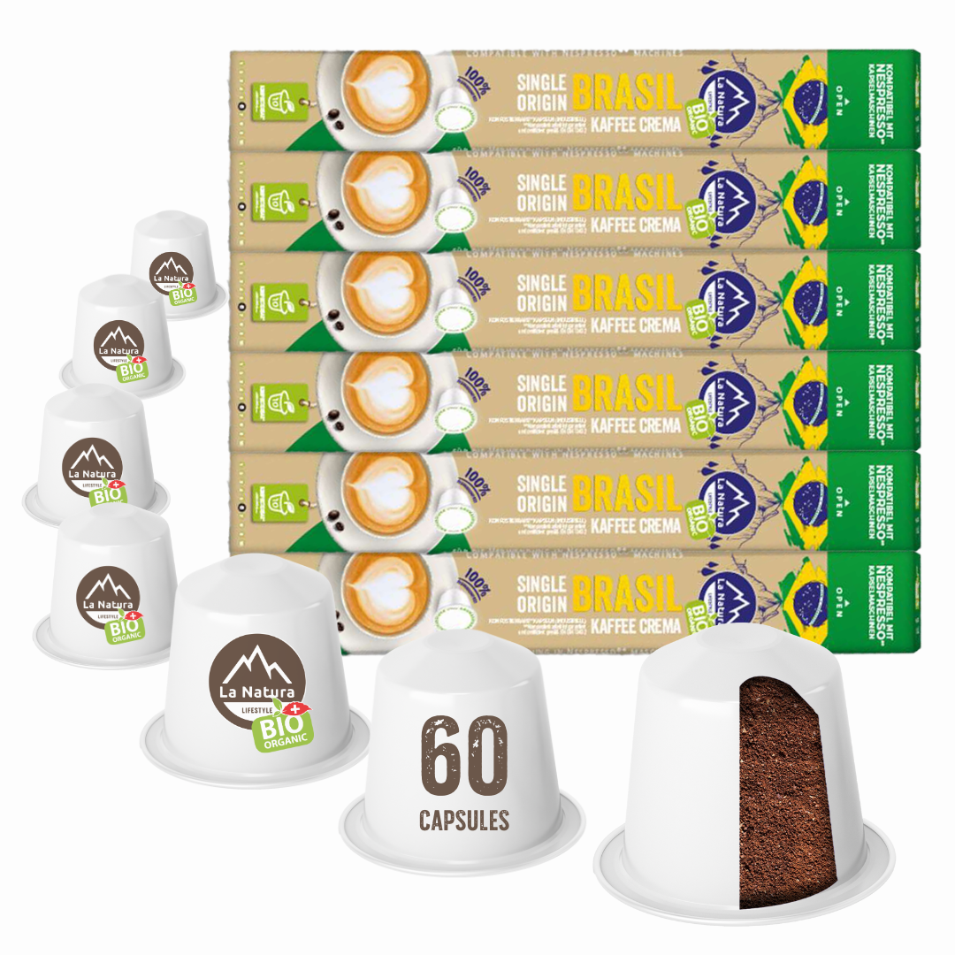 BRASIL Single Origin ORGANIC Coffee Capsules