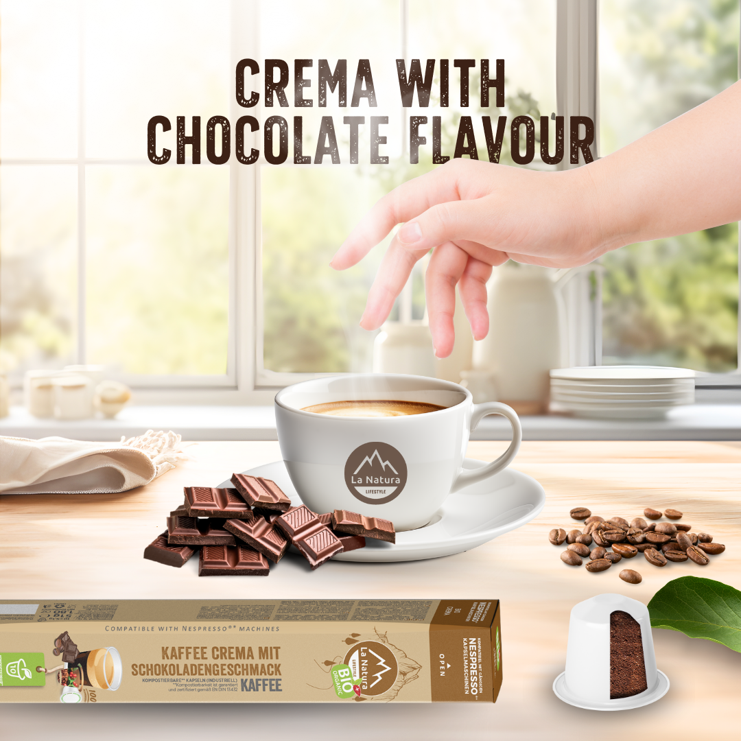 CREMA CHOCOLATE ORGANIC coffee capsules