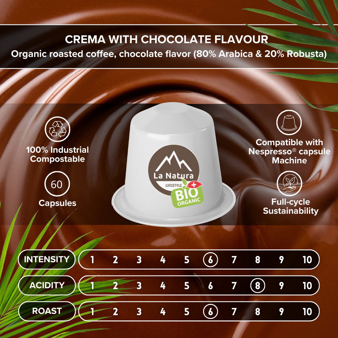 Capsules de café CREMA CHOCOLAT BIO