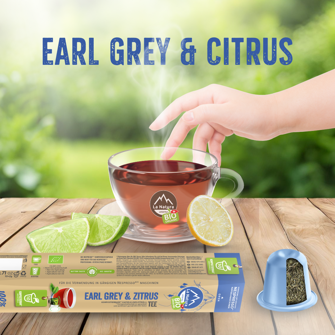 EARL GRAY &amp; CITRUS ORGANIC tea capsules