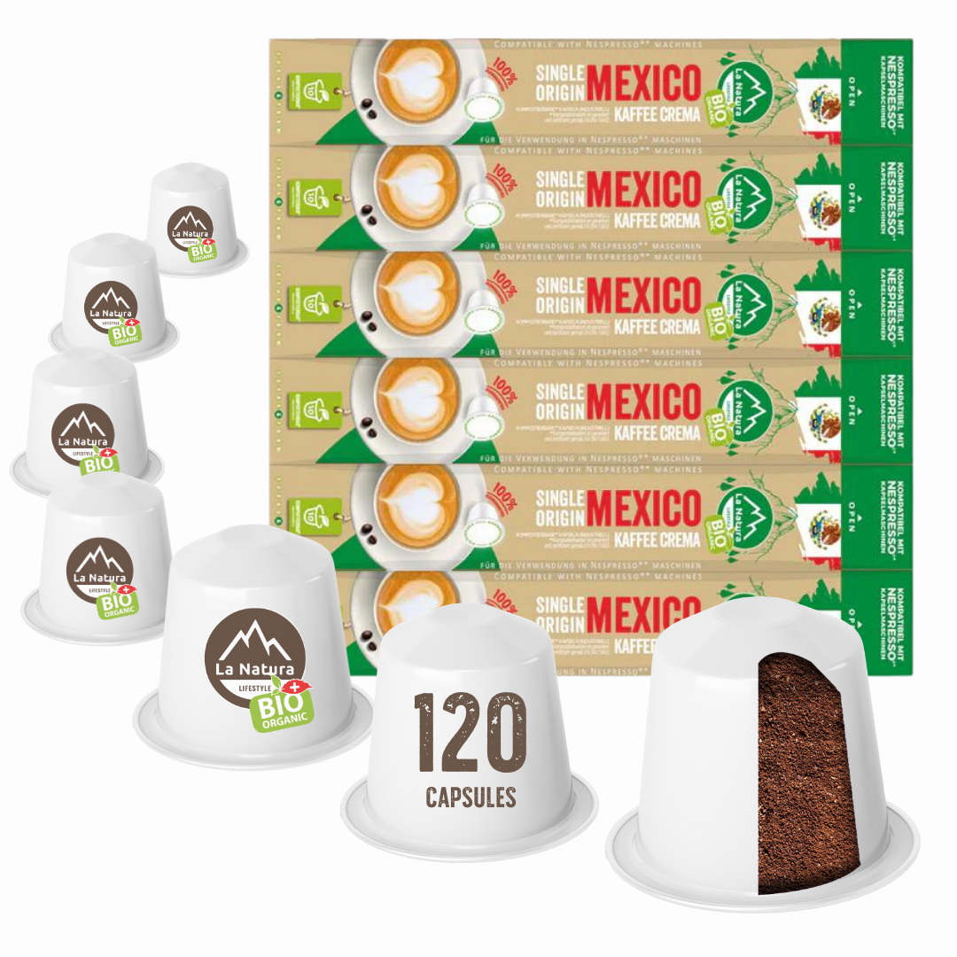 MEXICO Single Origin ORGANIC coffee capsules