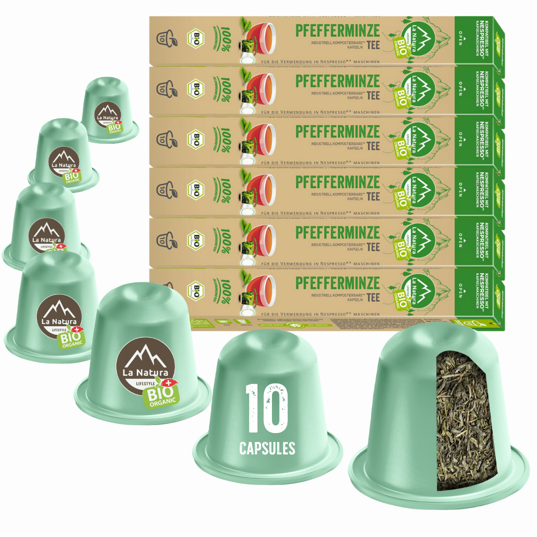 PEPPERMINT ORGANIC tea capsules