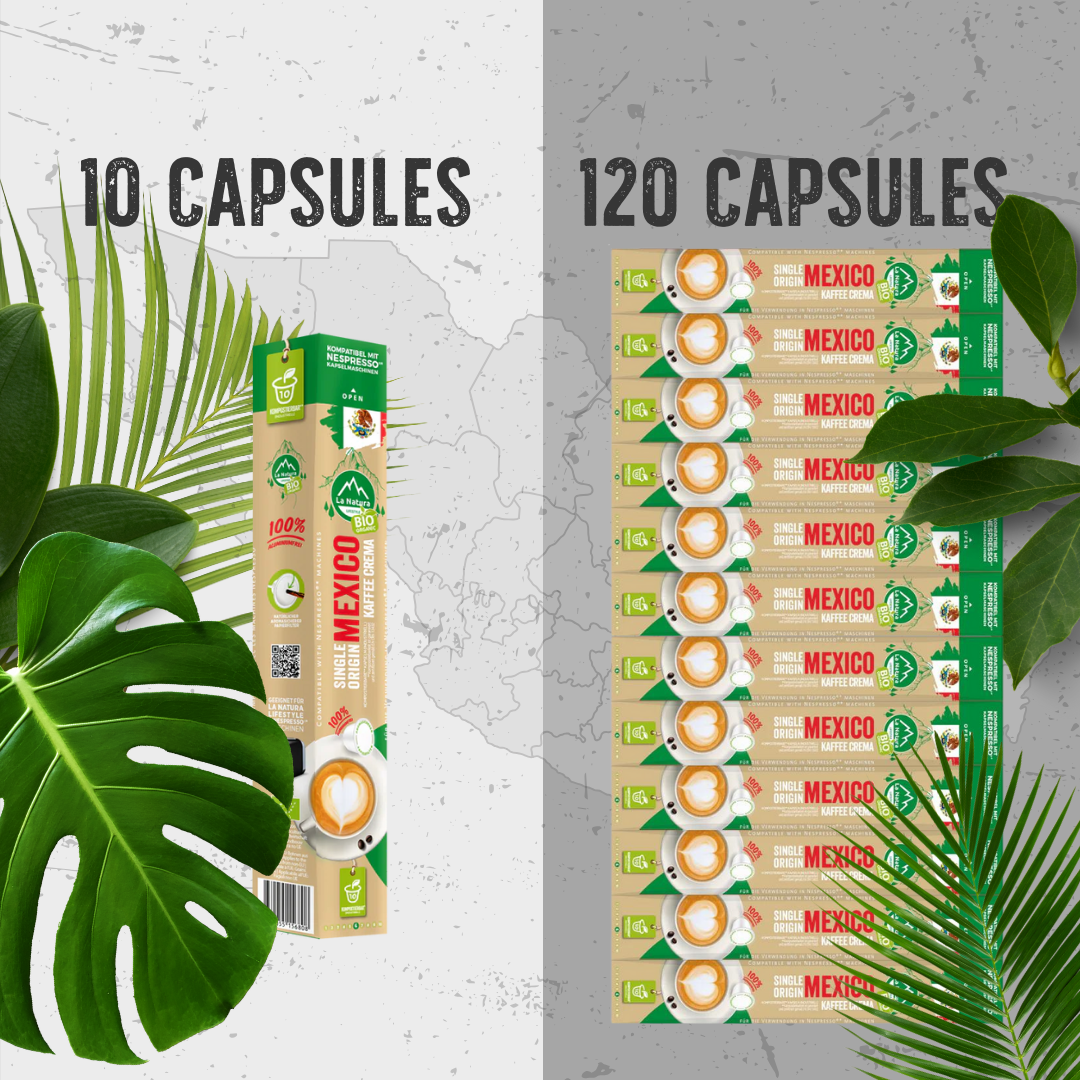 Capsules de café BIO Origine Unique MEXIQUE