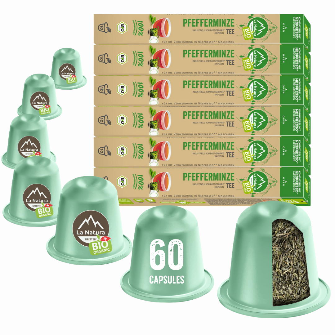 PEPPERMINT ORGANIC tea capsules