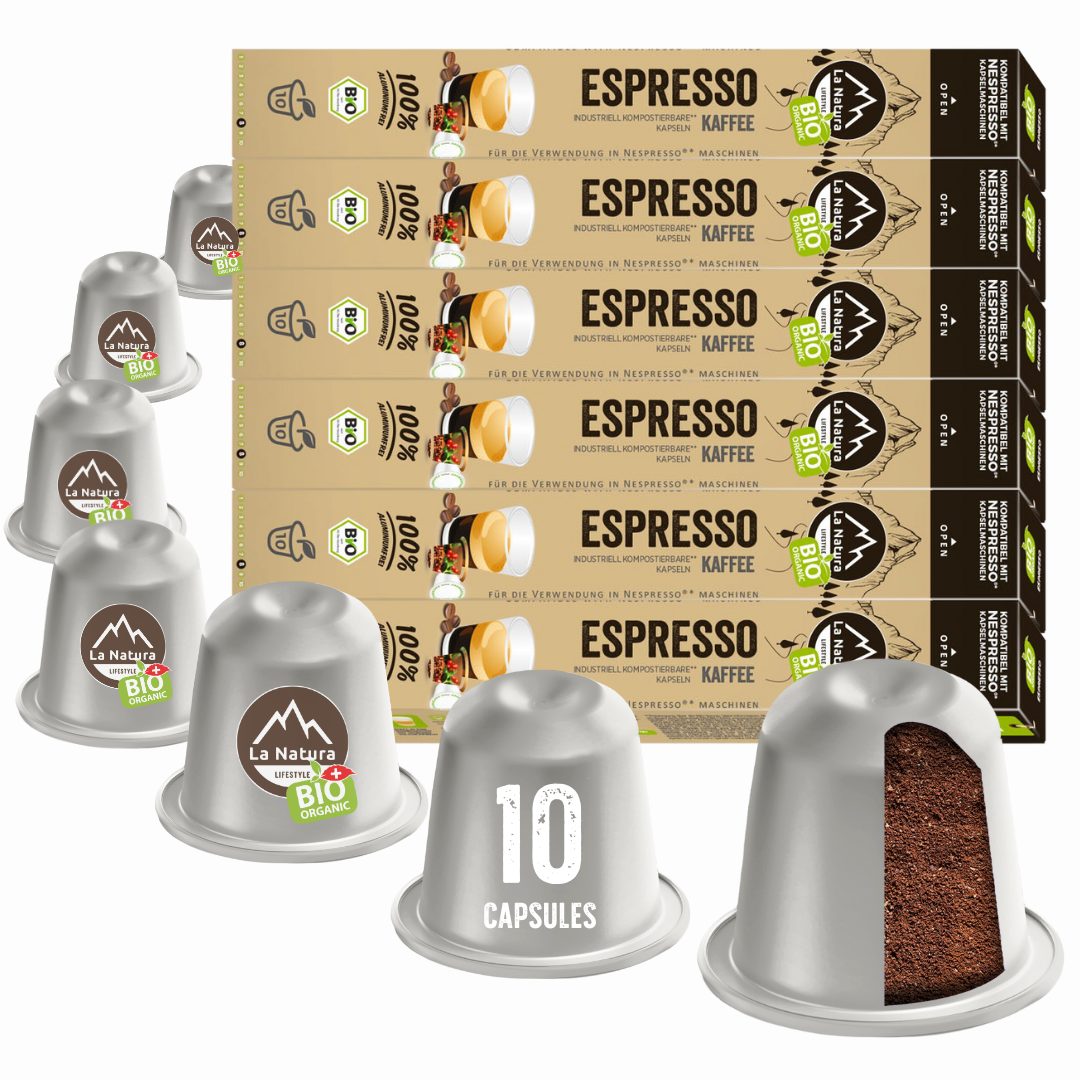 ESPRESSO BIO coffee capsules