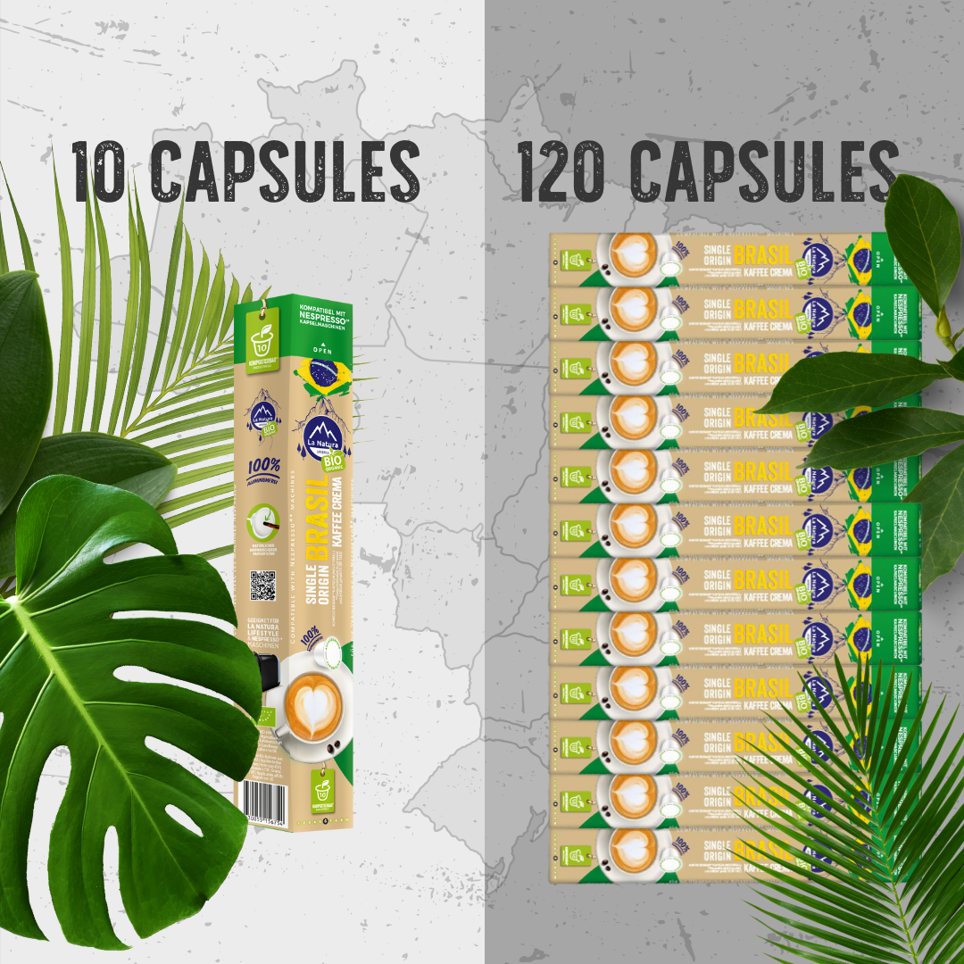 Capsules de café BIO Origine Unique BRASIL