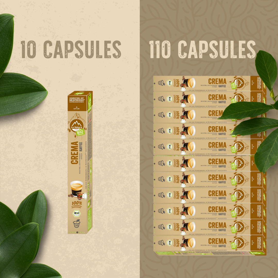 Capsules de café Crema BIO HK La Natura Lifestyle