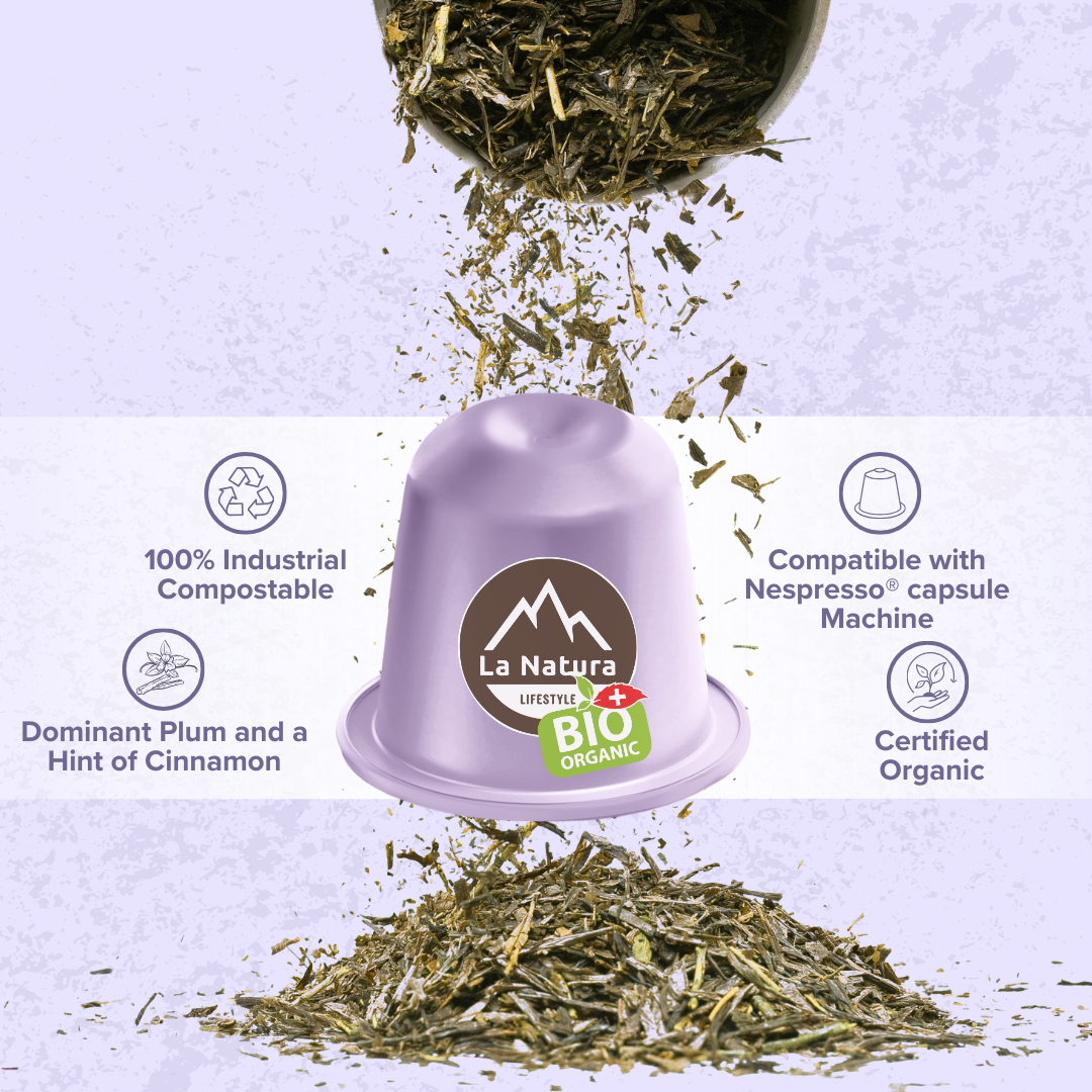 PLUM &amp; CINNAMON ORGANIC tea capsules