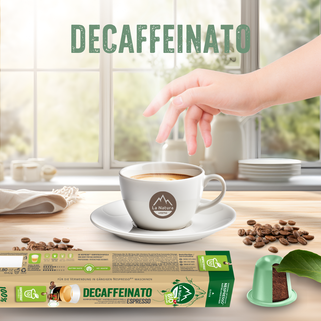 DECAF ESPRESSO BIO coffee capsules