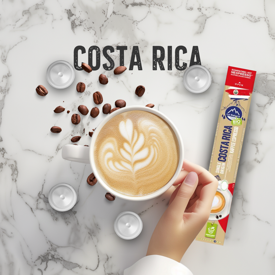 COSTA RICA Single Origin ORGANIC coffee capsules