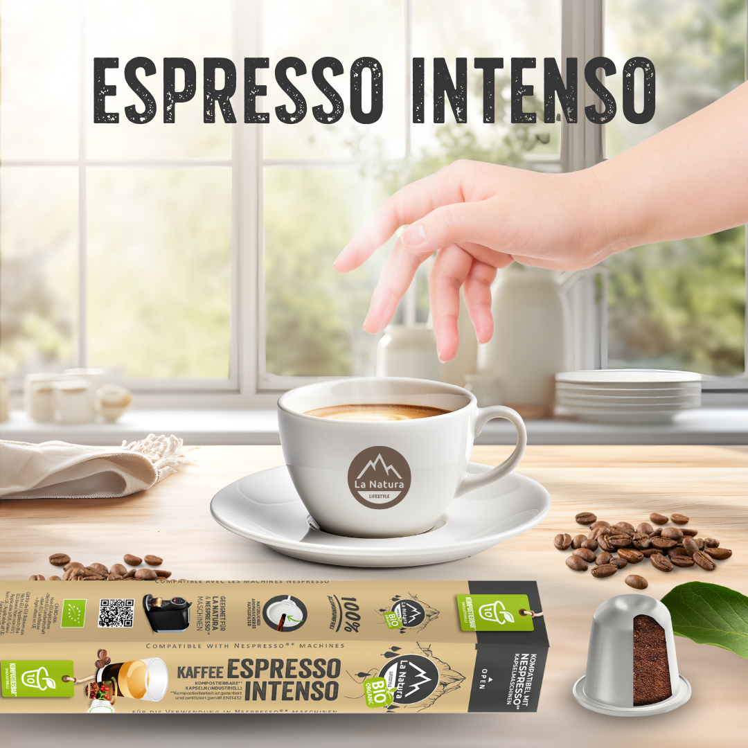 ESPRESSO INTENSO BIO coffee capsules