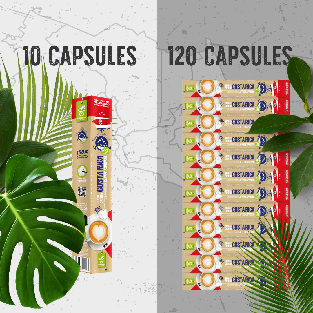 Capsules de café BIO COSTA RICA Mono Origine