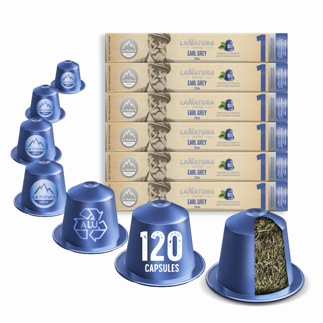 Capsules de Thé BIO Earl Grey & Agrumes La Natura