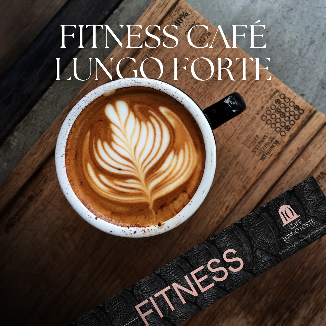 FITNESS Lungo Forte Crema Superfood Cafe Premium Kaffeekapseln