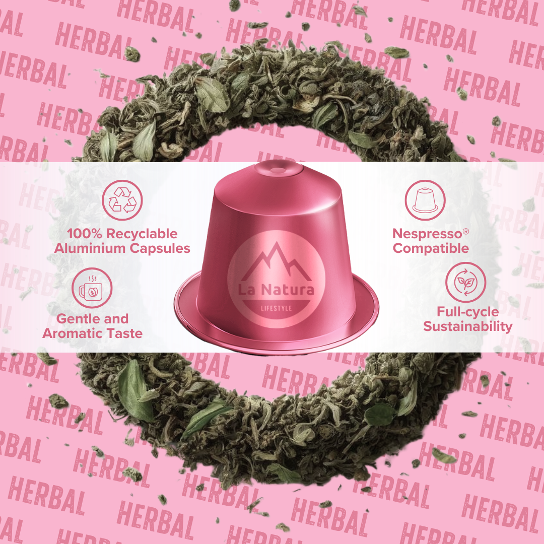 Herbs ORGANIC tea capsules La Natura Lifestyle