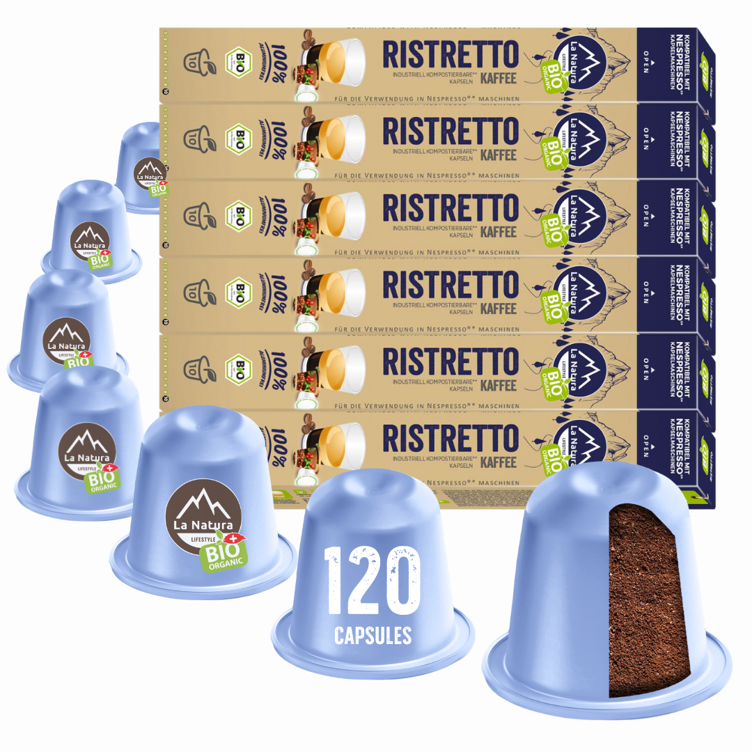 RISTRETTO BIO coffee capsules