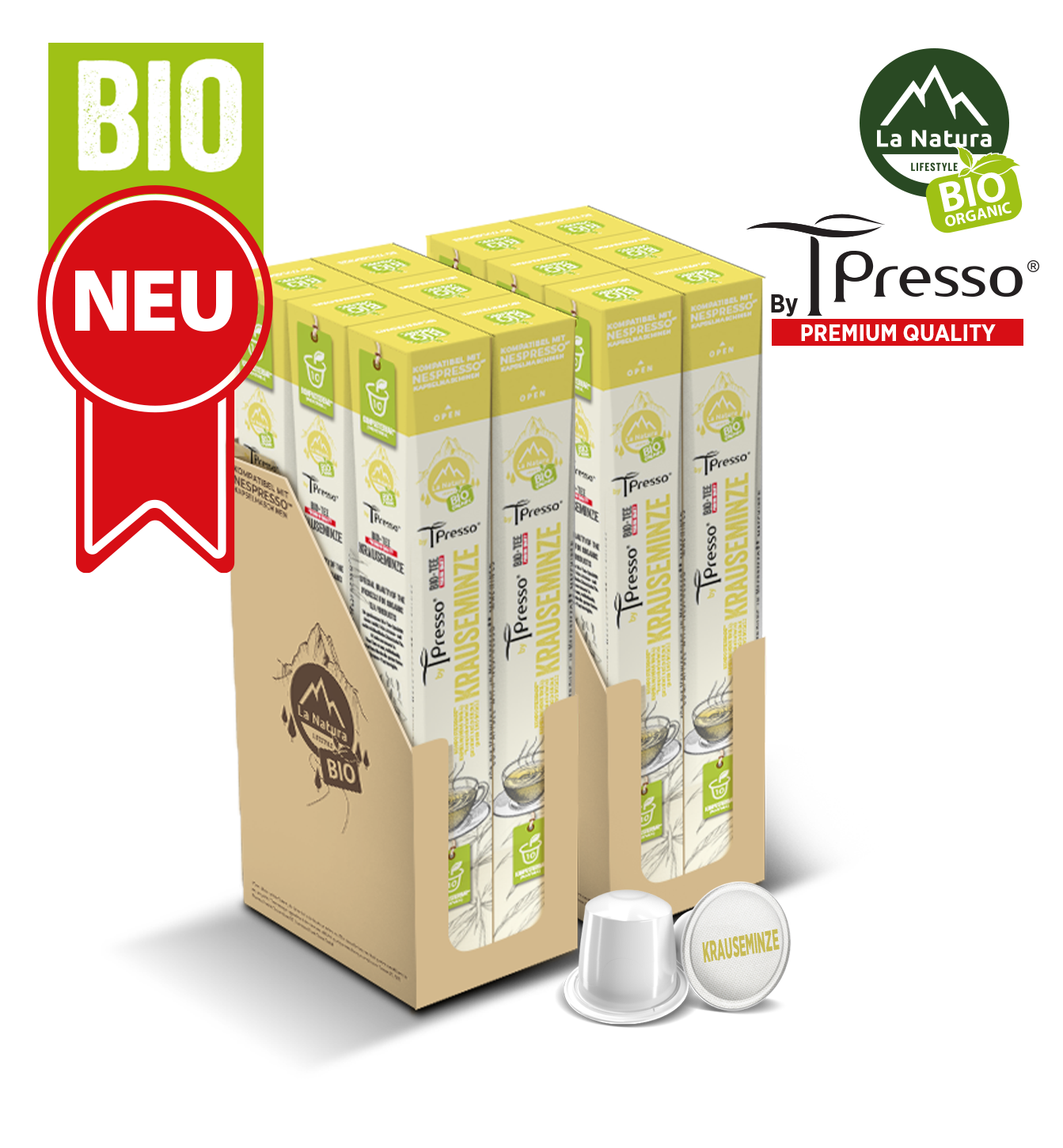 KRAUSEMINZE Tpresso® BIO Teekapseln