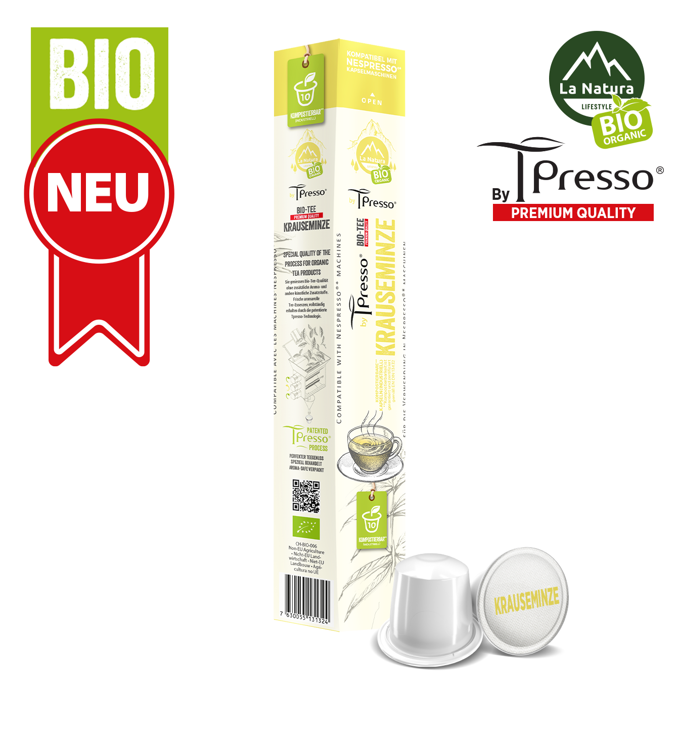 KRAUSEMINZE Tpresso® BIO Teekapseln