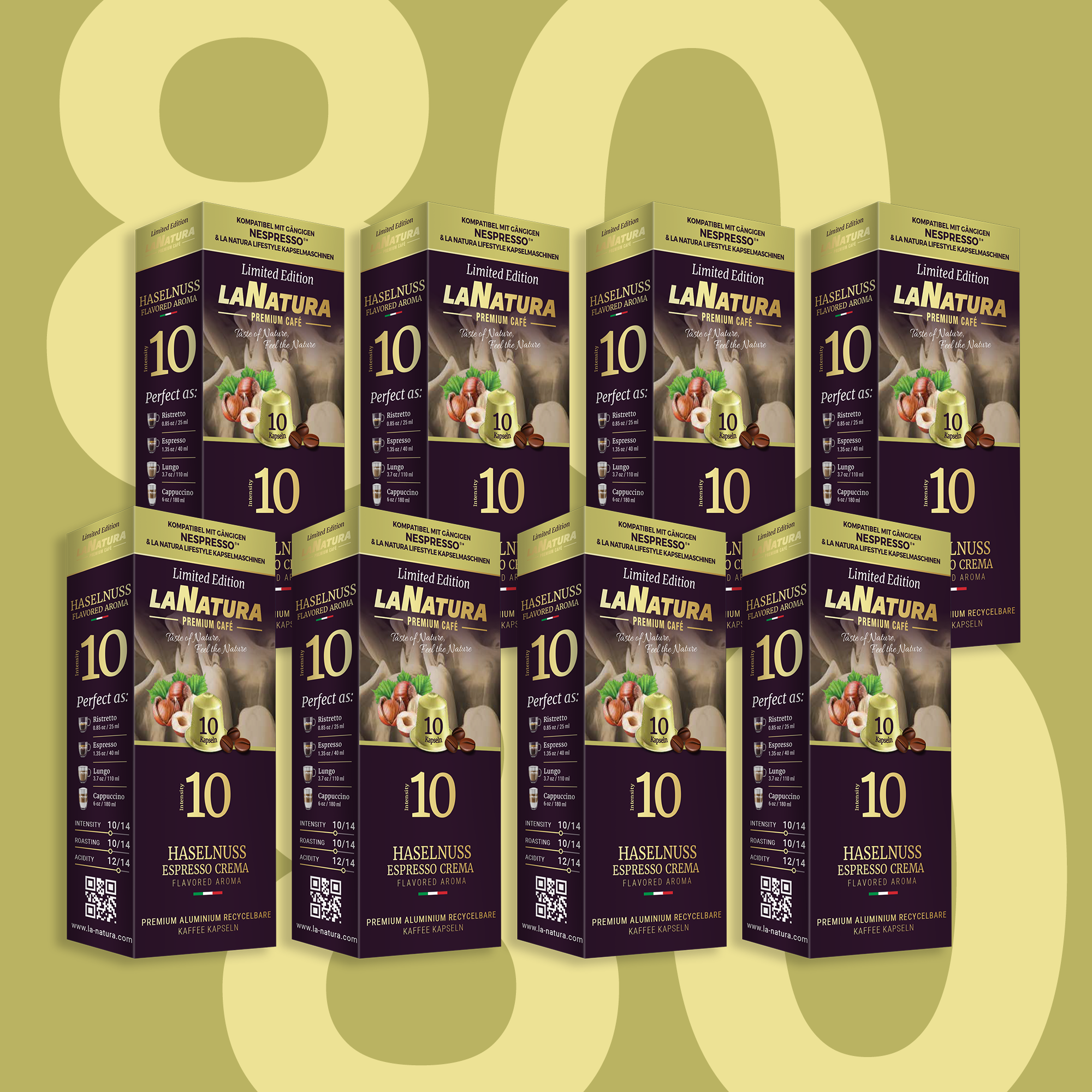 Haselnuss Espresso Crema Premium Kaffeekapseln