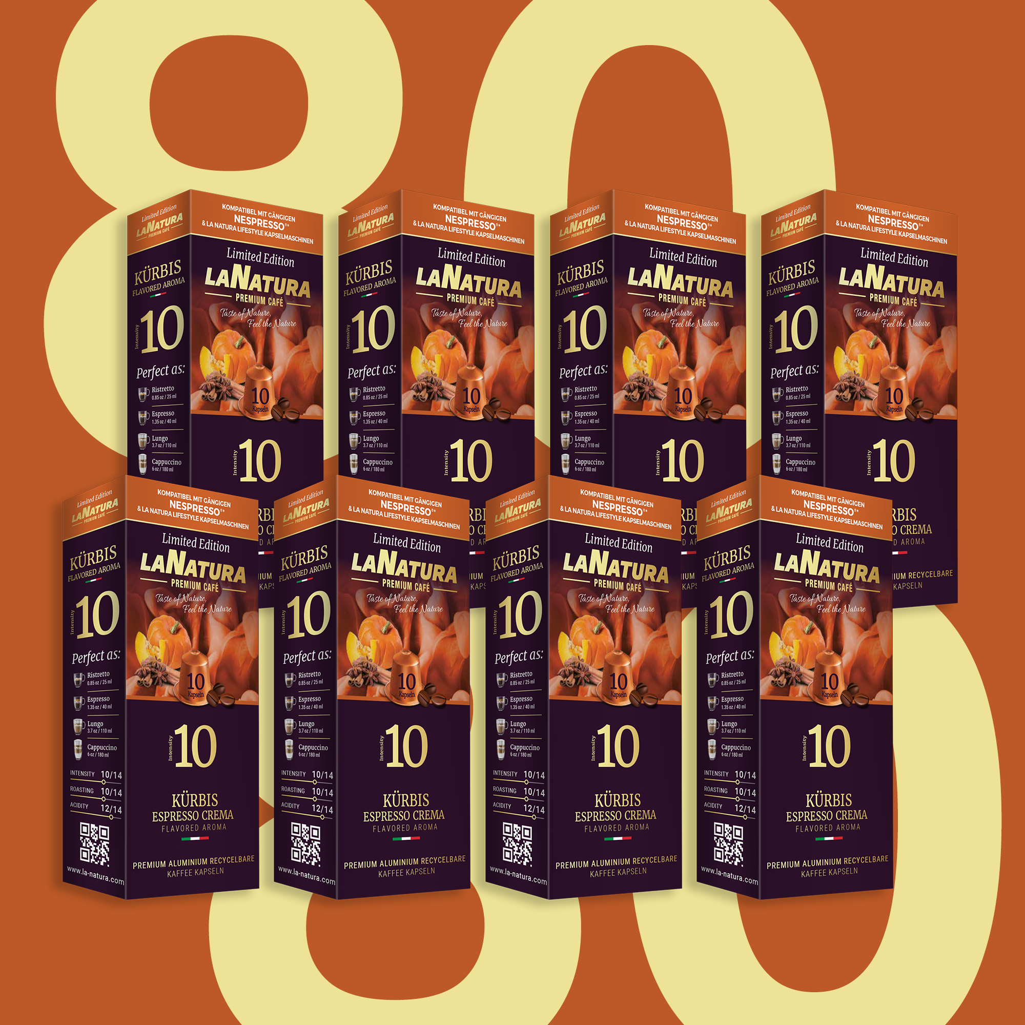 Kürbis Espresso Crema Premium Kaffeekapsel