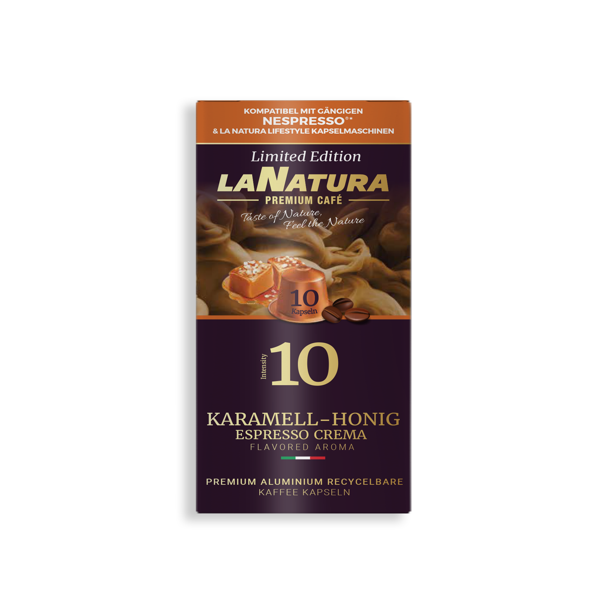 Karamell-Honig Espresso Crema Premium Kaffeekapseln