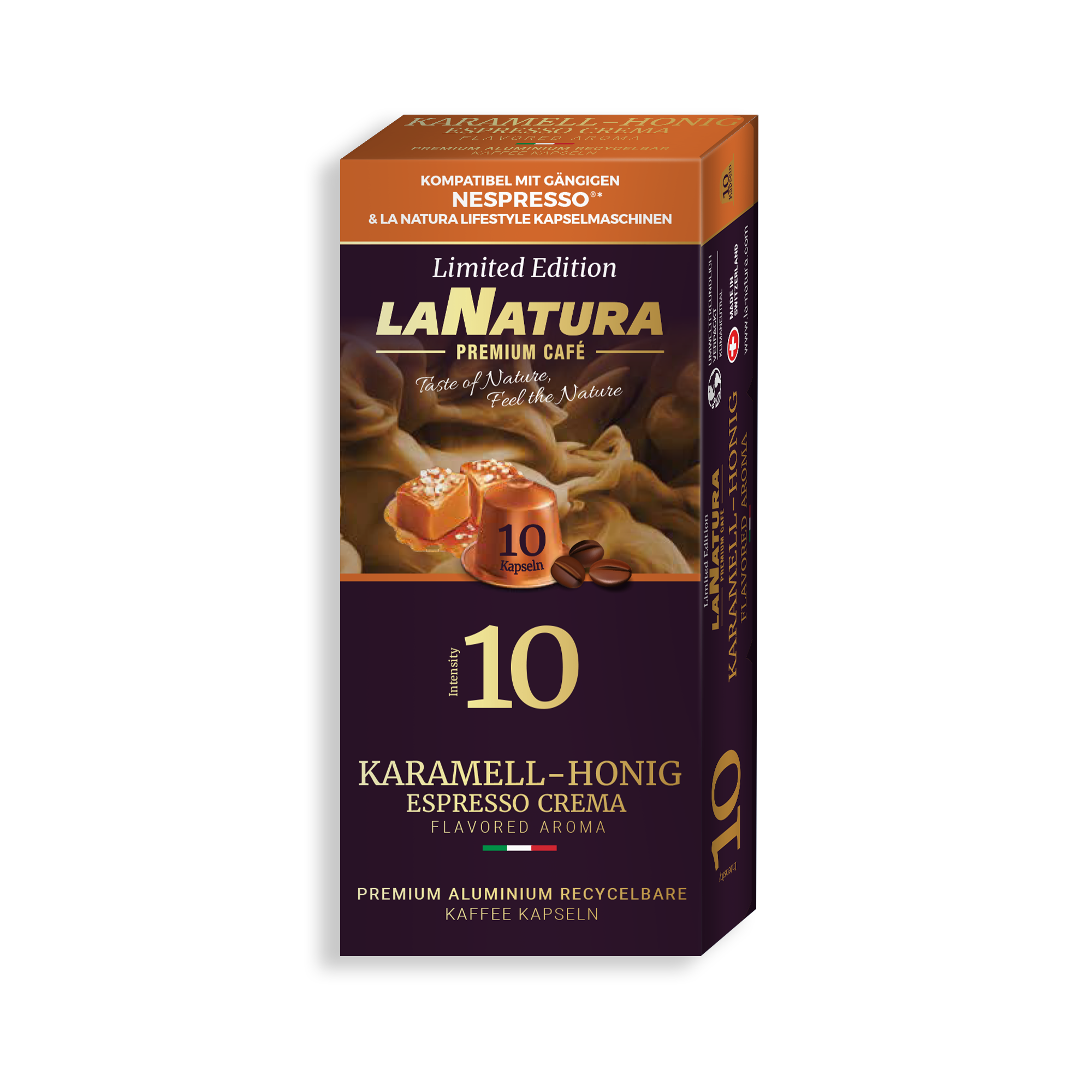 Karamell-Honig Espresso Crema Premium Kaffeekapseln