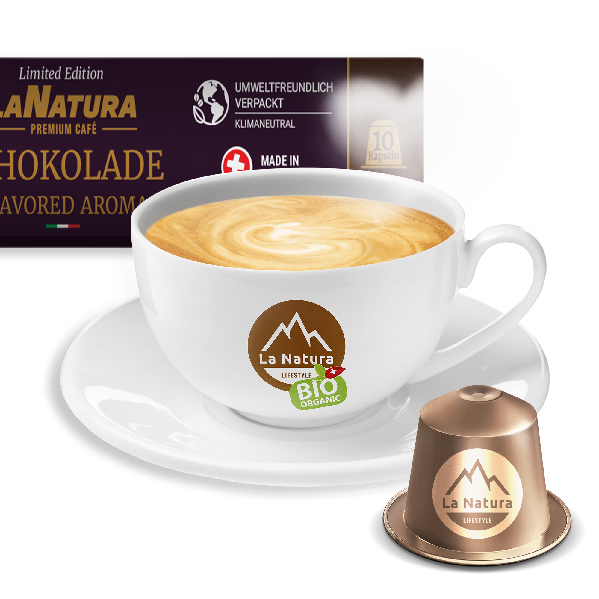 Chocolate Espresso Crema Premium Coffee Capsules