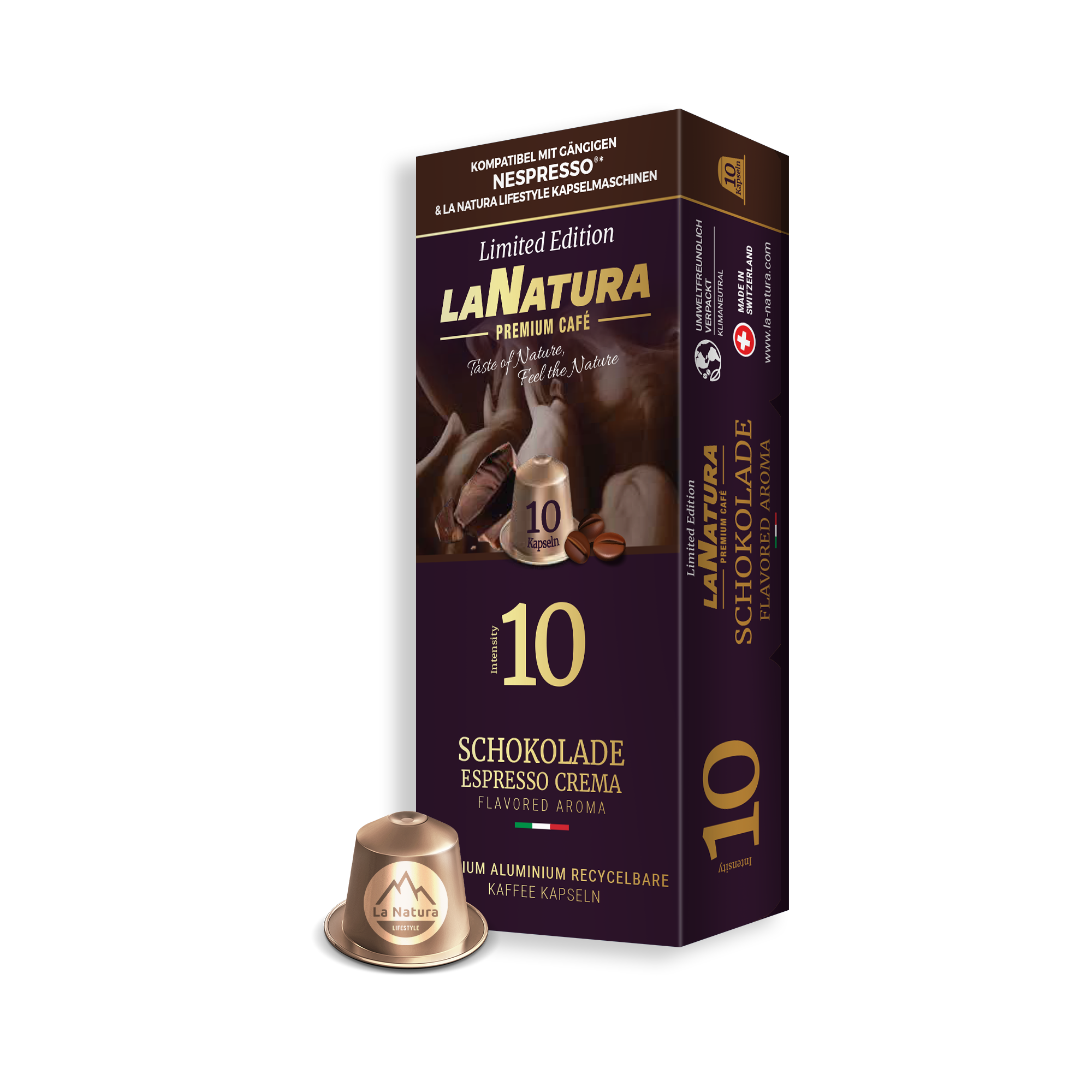 Chocolate Espresso Crema Premium Coffee Capsules